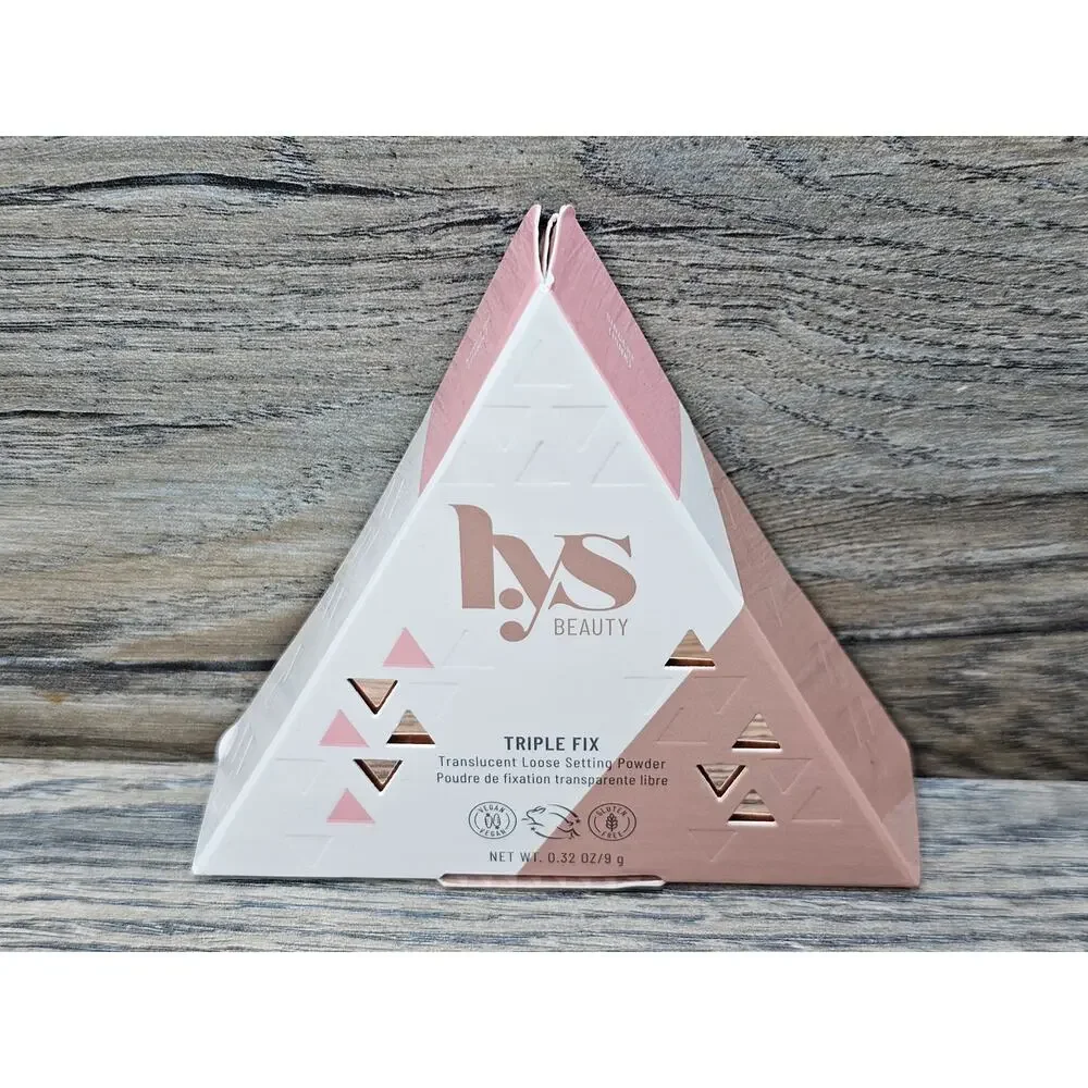 LYS Beauty Triple Fix Translucent Loose Setting Powder Sincere Pink 0.32oz
